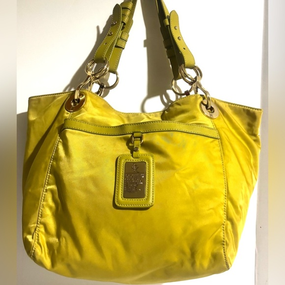 JPK Yellow nlyon Designer Women's Bag - Picture 1 of 11